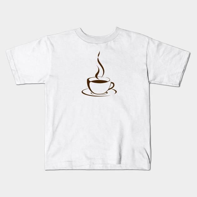 Coffee Kids T-Shirt by arashbeathew